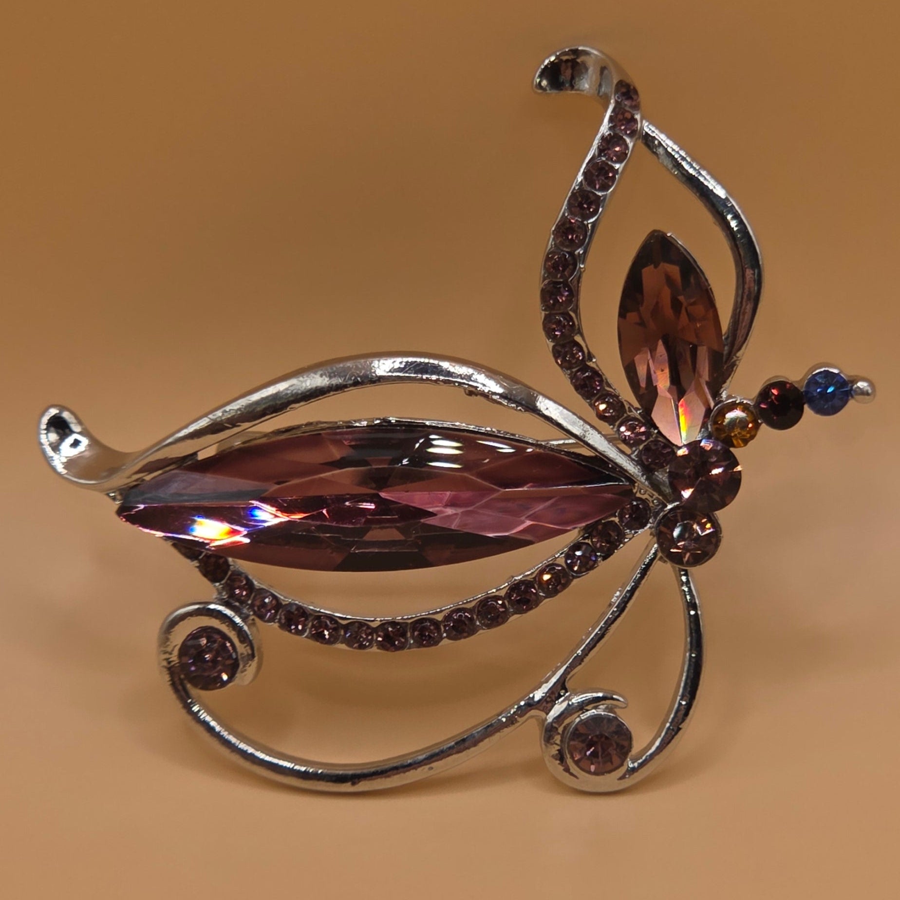 Multi-colored Butterfly Pin