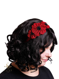 Red Floral Headband