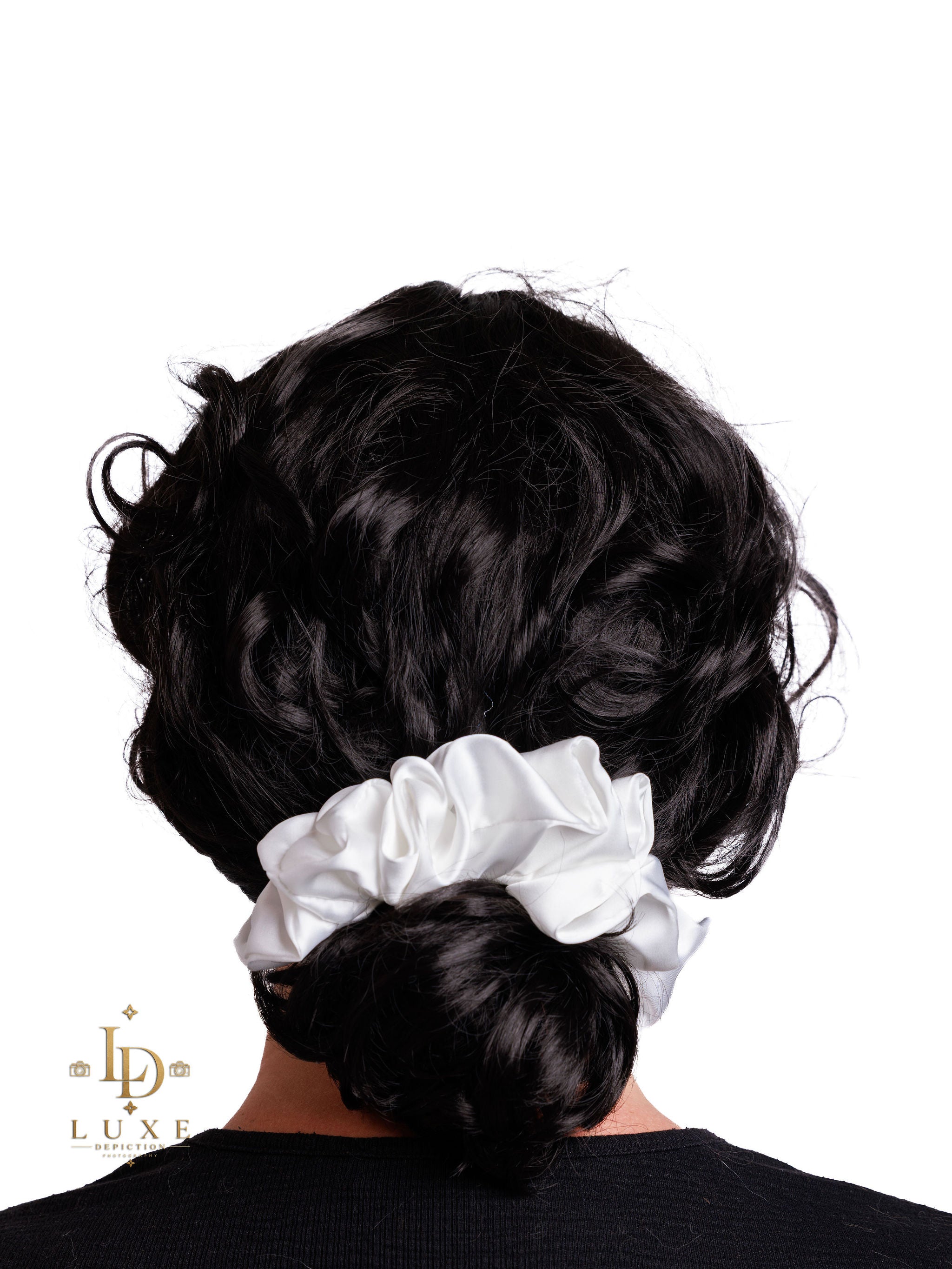 White scrunchie