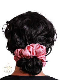 Rose scrunchie