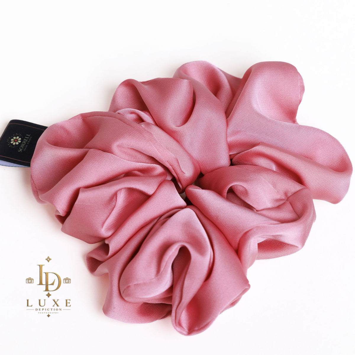 Rose scrunchie