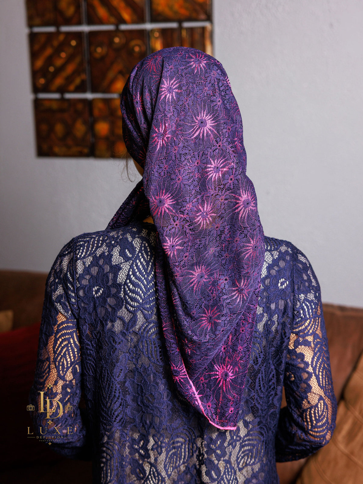 Celeste lace scarf