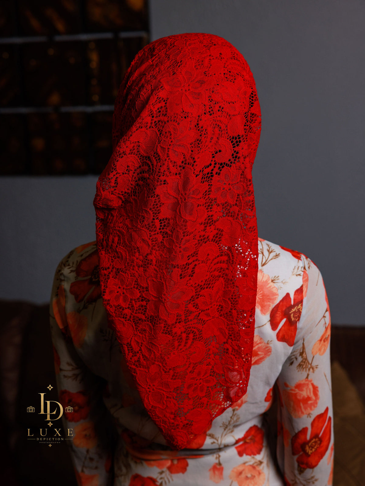 Valentina lace scarf